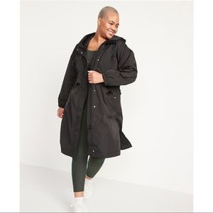 Old Navy Oversized Water-Resistant Hooded Coat